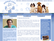 Tablet Screenshot of animal-care.be