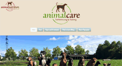 Desktop Screenshot of animal-care.ch