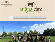 Tablet Screenshot of animal-care.ch