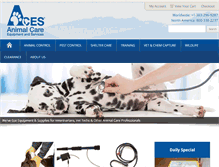 Tablet Screenshot of animal-care.com
